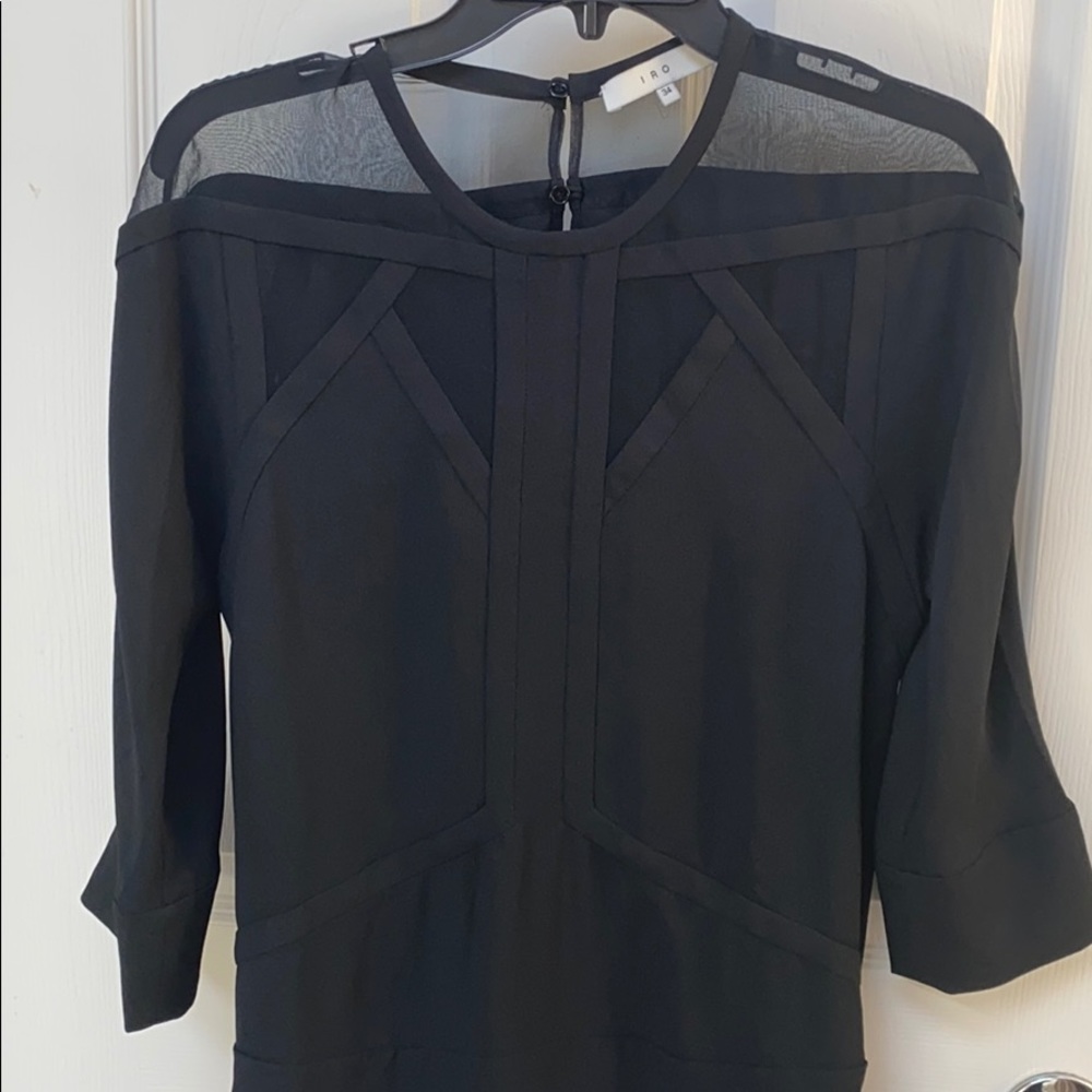 Iro mesh detail dress